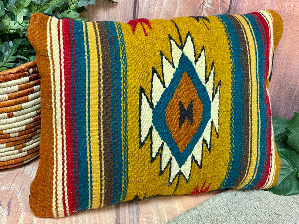 Zapotec Hand Woven Wool Pillow