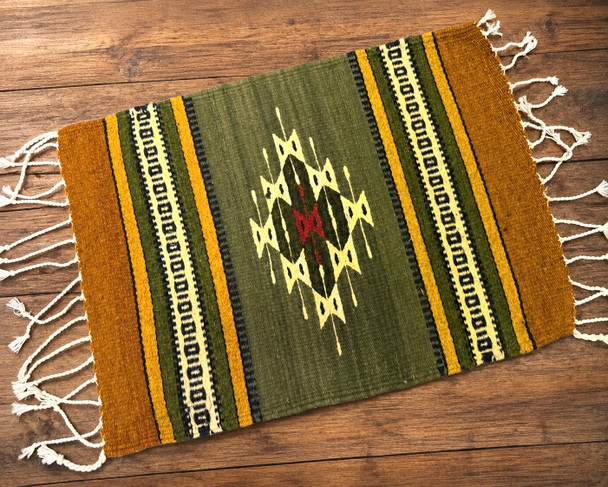 Handwoven Wool Zapotec Placemat