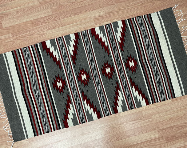Handwoven Wool Zapotec Rug