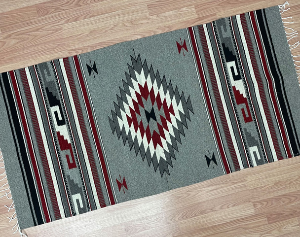 Zapotec Indian Wool Woven Rug