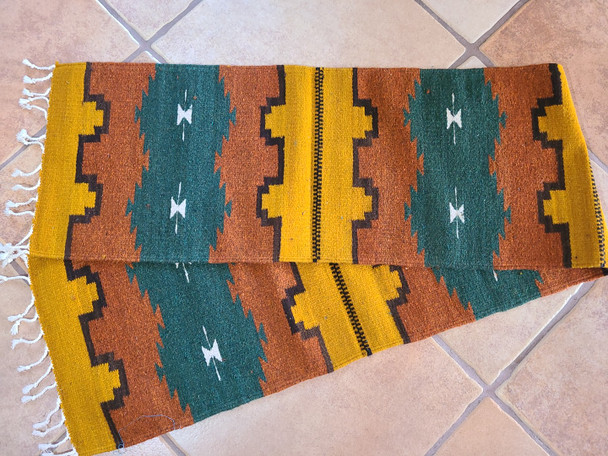 Hand Woven Zapotec Indian Table Runner