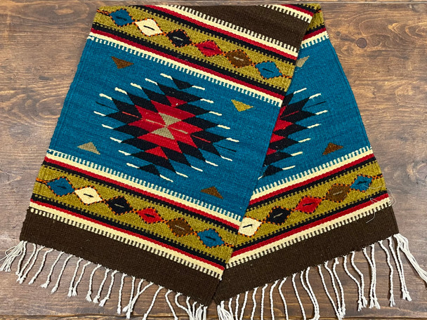 Handwoven Wool Zapotec Table Runner