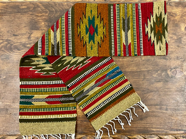 Handwoven Wool Zapotec Table Runner