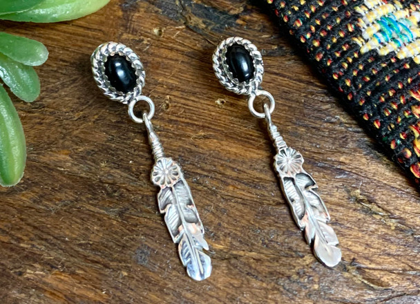 Navajo Sterling Silver Earrings
