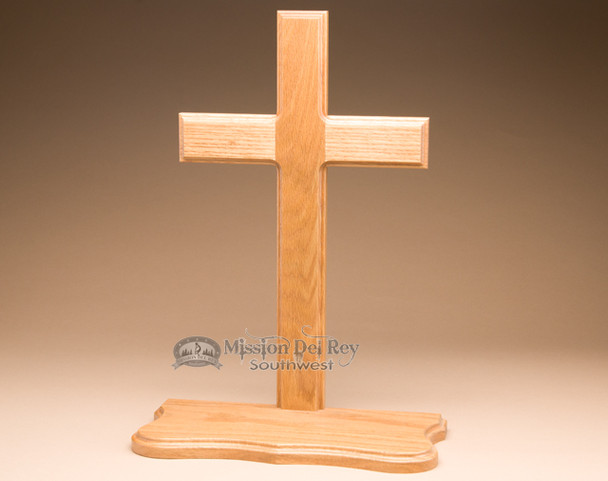 Amish Handcrafted Oak Cross