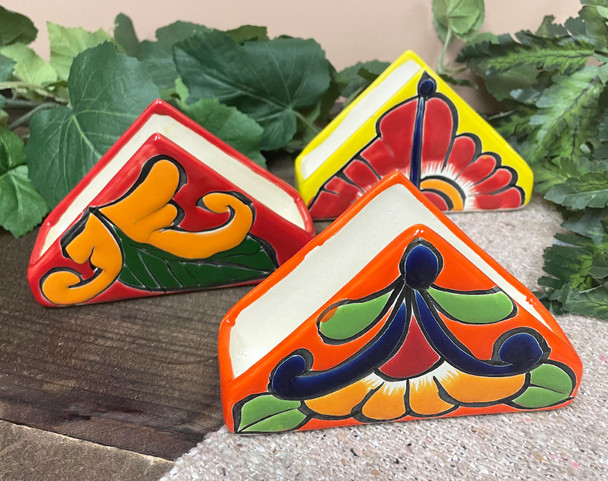 Hand Painted Talavera Napkin Holders