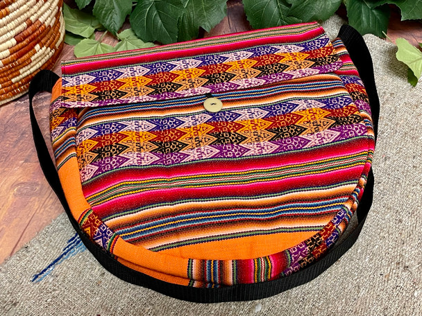 Andean Indian Drum Bag 12"