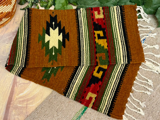Handwoven Wool Zapotec Table Runner