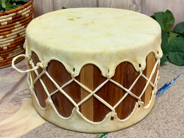 Tarahumara Cedar Drum - Light Cowhide