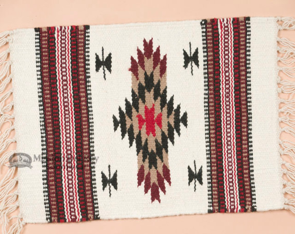 Handwoven Chimayo Place Mat 15x20 -Chevrons