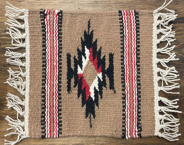 Handwoven Wool Placemat -Chimayo Wheat