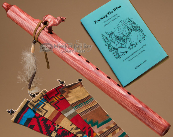 Native Jonah Thompson Flute & Bag -Cherry Wolf