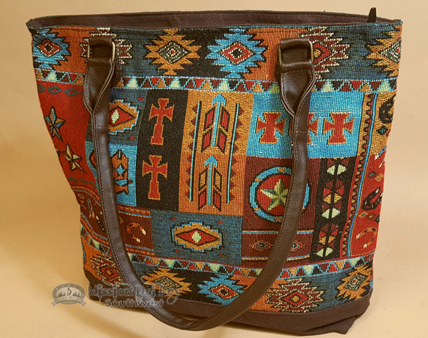 Southwestern Hand Woven Tapestry Purse - Western Design