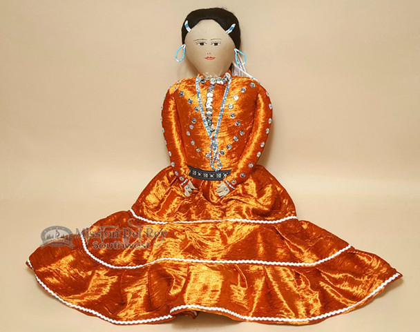 Handmade Southwestern Navajo Dress Doll