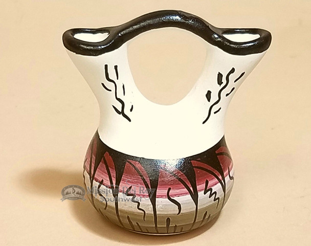 Navajo Indian Mini Painted Wedding Vase