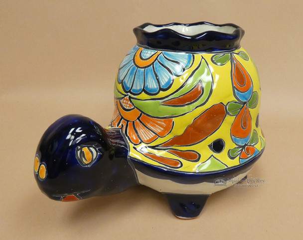 Hand Painted Mexican Talavera Turtle