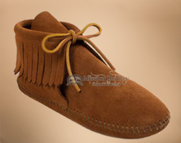 Kids Classic Fringed Boot Moccasin
