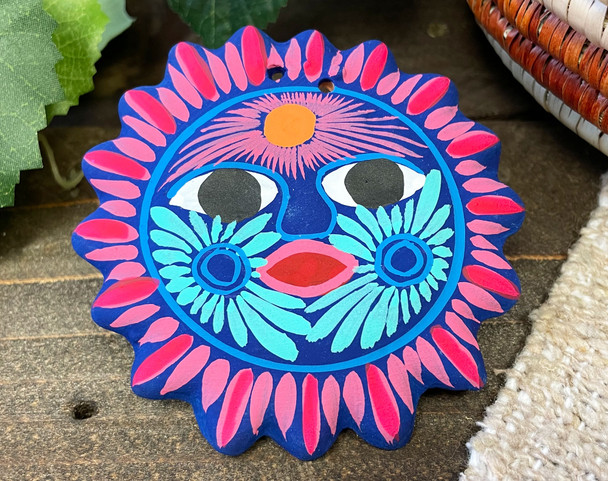 Southwestern Hanging Pottery Sun