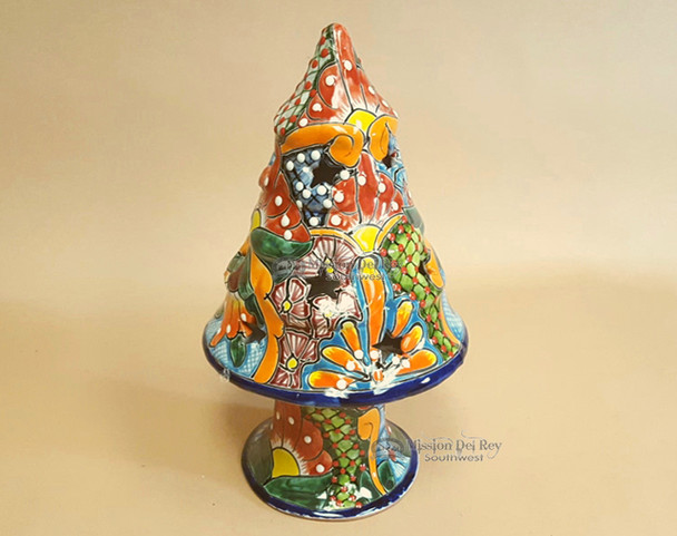 Hand Painted Talavera Ceramic Christmas Tree