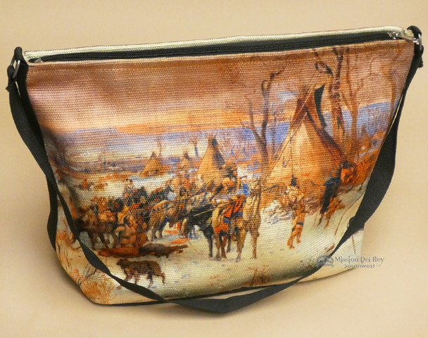 Western Native Art Purse - Camp