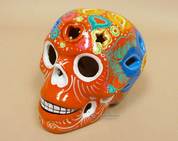 Mexican Day Of The Dead Lantern Skull (ls1)