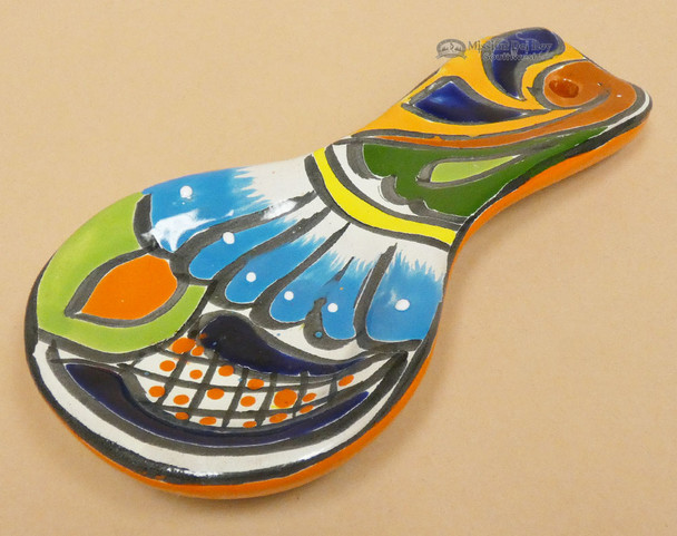 Hand Painted Mexican Spoon Rest