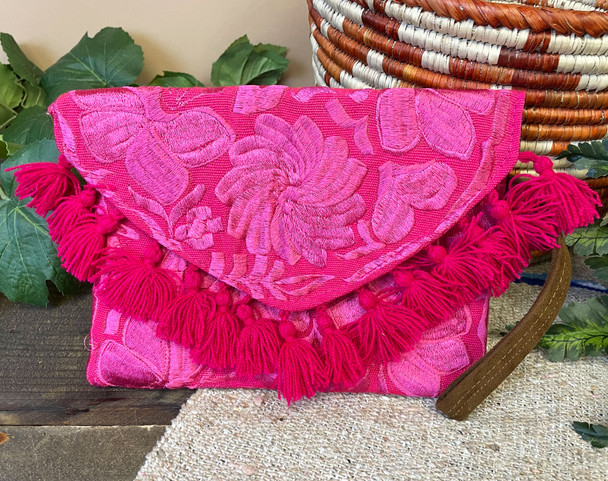 Southwest Fringed Envelope Purse