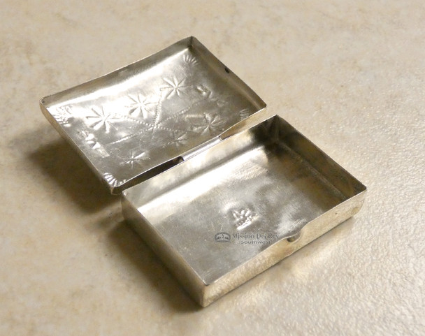 Inside of Sterling Silver Pill Box