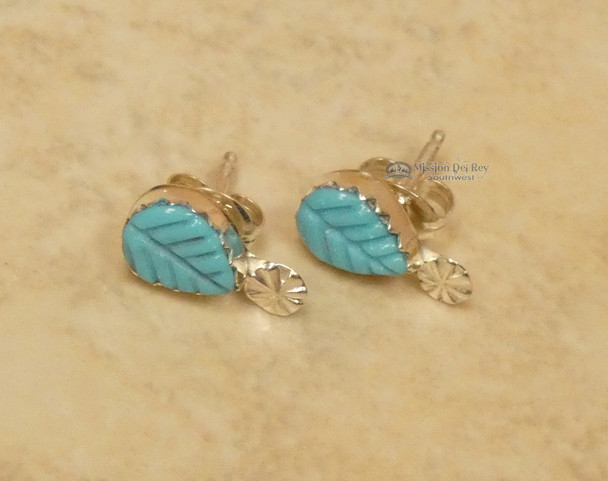 Native American Zuni Turquoise Earrings