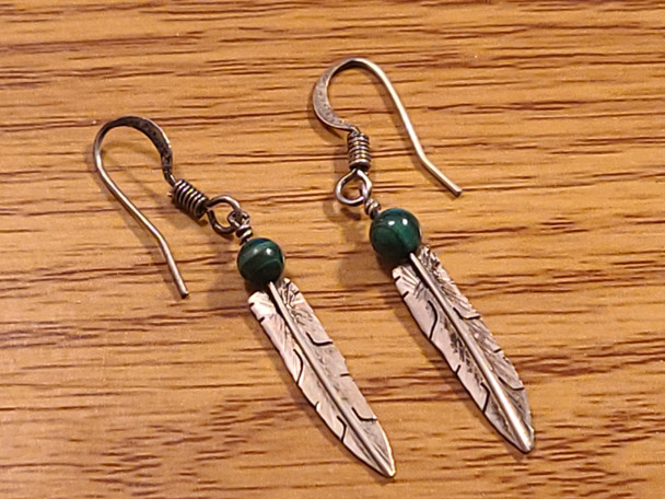 Native American Zuni Sterling Silver Earrings