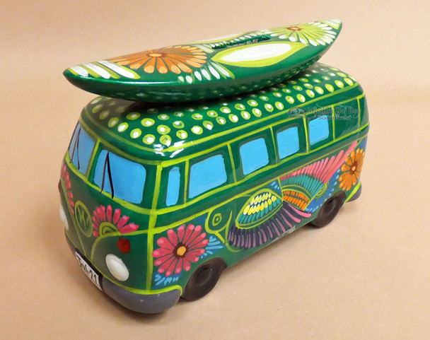 Hippie Van Talavera Pottery Bank  (2tp904)