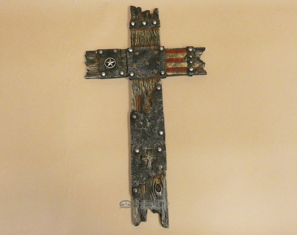 Southwestern Wall Cross 22" -Americana