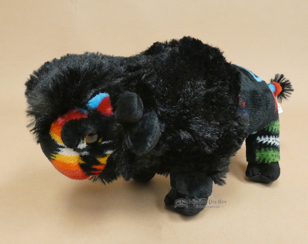 Southwestern Style Plush Buffalo - Black