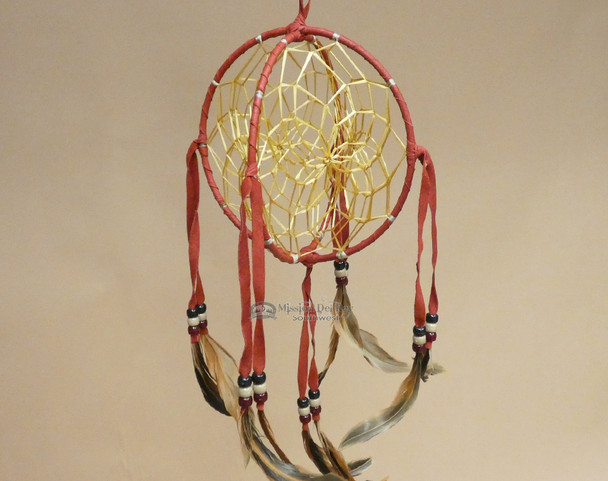 3D Native American Dreamcatcher - Red