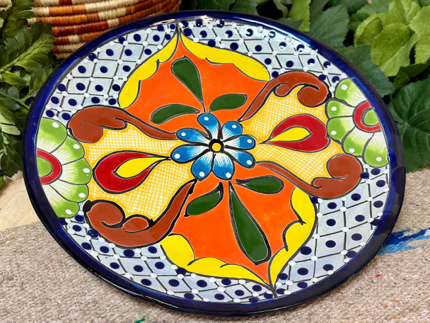 Hand Painted Talavera Pottery Plate