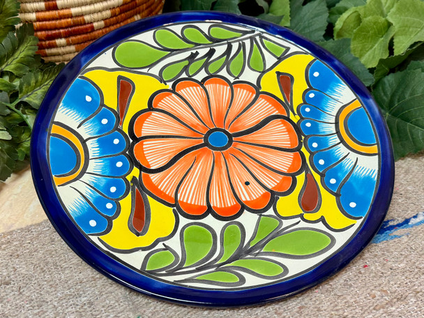 Hand Painted Talavera Pottery Plate