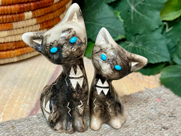Navajo Horse Hair Cat Set