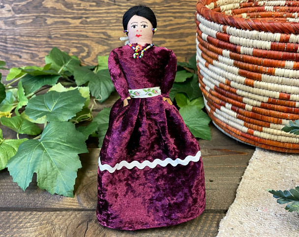 Handmade Navajo Doll 9"