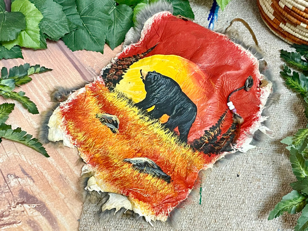 Painted Rabbit Hide -Moonlit Bear