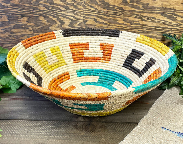 Large Handwoven Native Style Basket