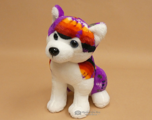 purple wolf plush