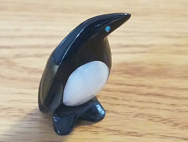 Zuni Hand Carved Fetish -Penguin