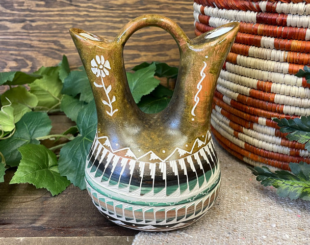 Navajo Color Band Wedding Vase