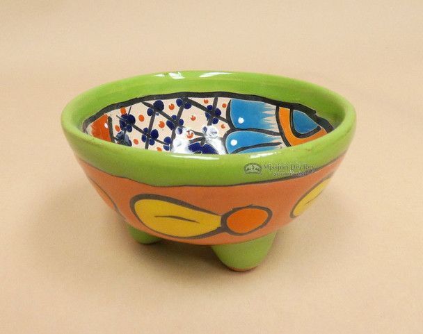 Hand Painted Talavera Footed Bowl