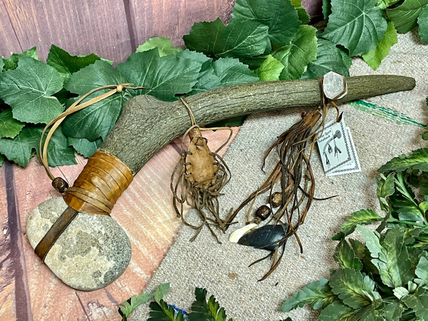 Antler Spirit Stone Tomahawk -Navajo