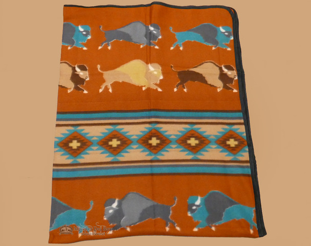 Soft Southwestern Fleece Lodge Blanket