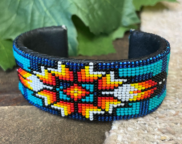 23 Row Navajo Beaded Cuff Bracelet