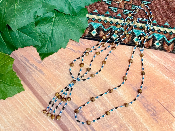 Navajo Jacla Style Ghost Beads