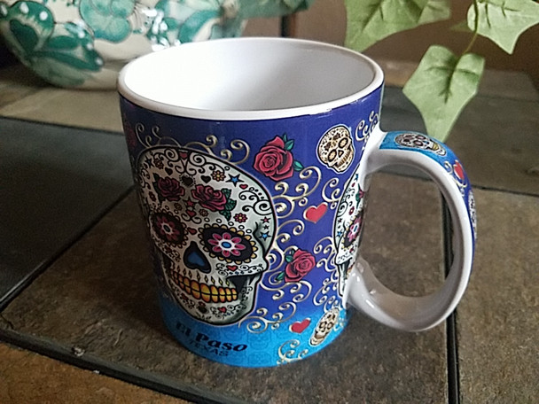 ELP Day of The Dead Mug 18oz. -Sugar Skull