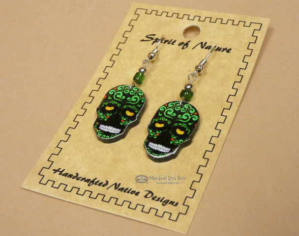 Day of the Dead Sugar Skull Earrings